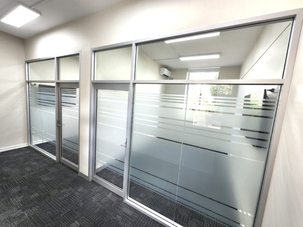An office fit-out shown in All Trades Group’s Wesley Mission project